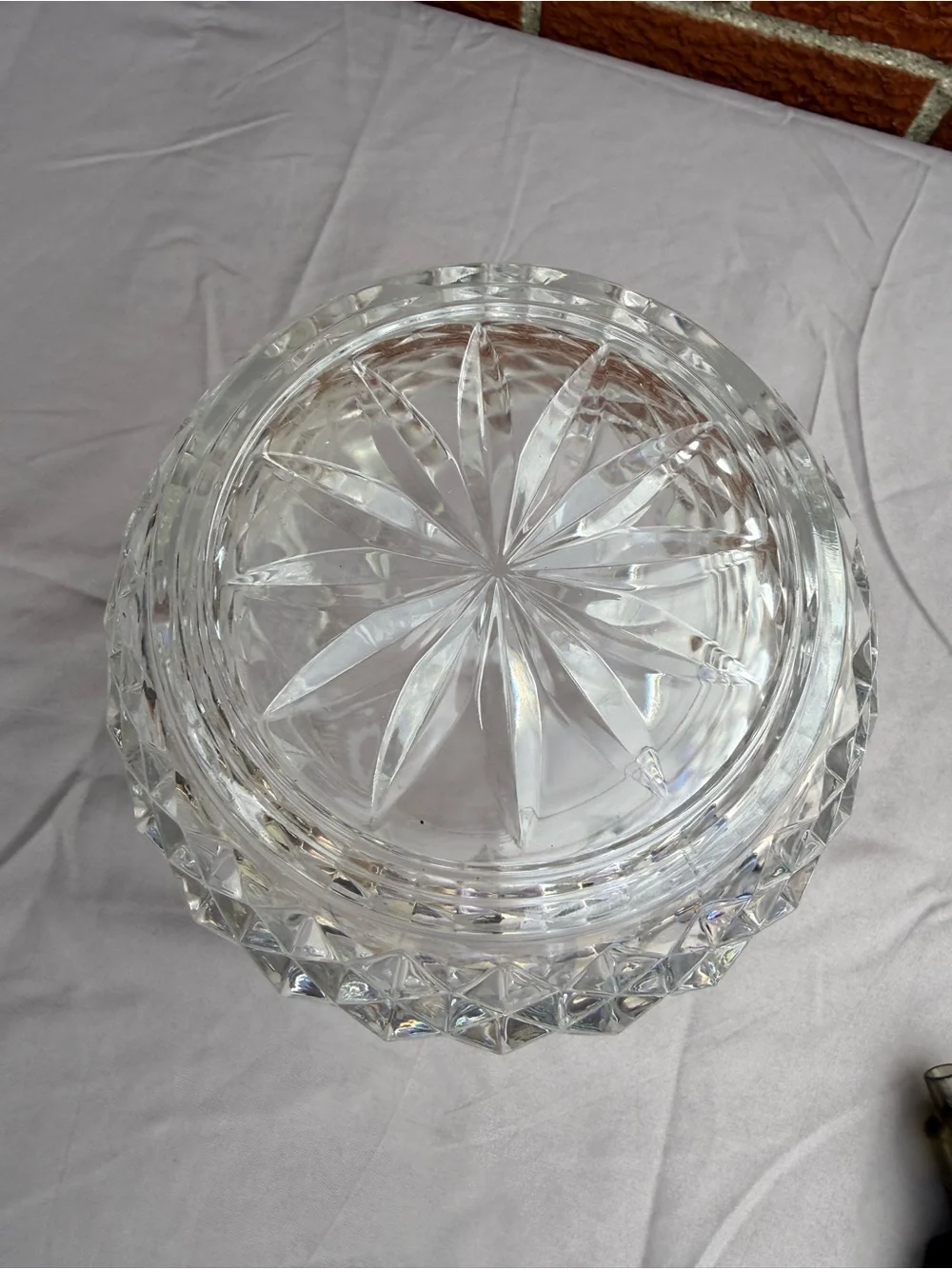 Cristal d’Arques Longchamp Crystal Champagne Bucket Vintage France